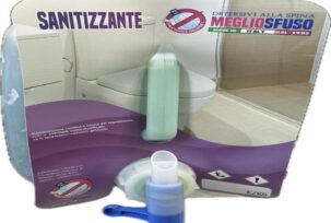 Sanitizzante antibatterico alla spina