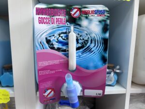 Ammorbidente alla spina gocce di perle