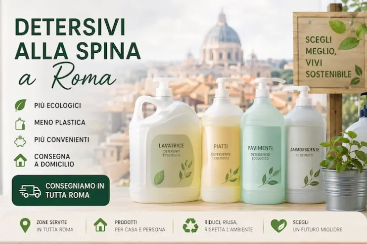 Consegna Detersivi alla Spina a Roma